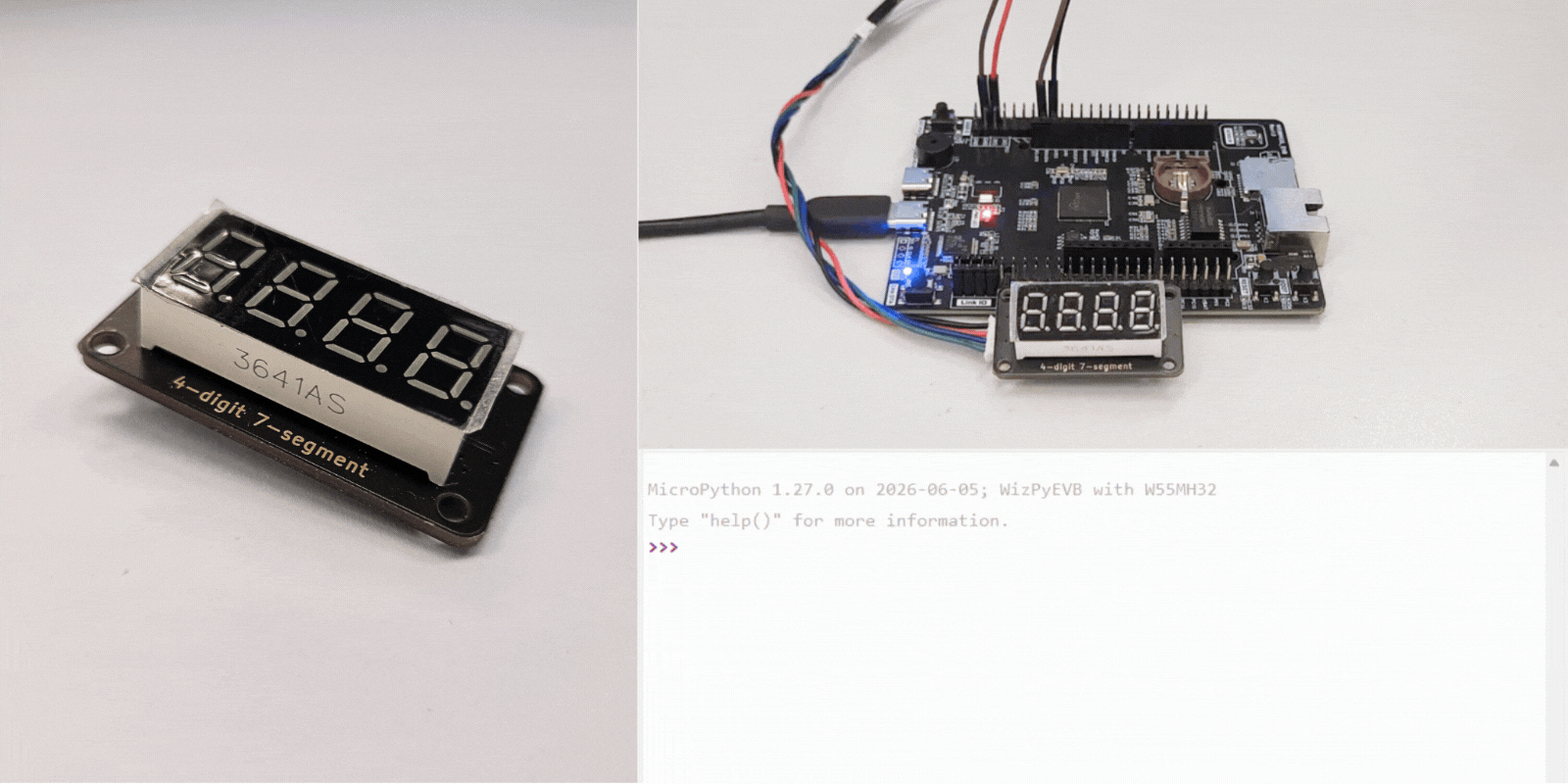 TM1650 4‑digit display test