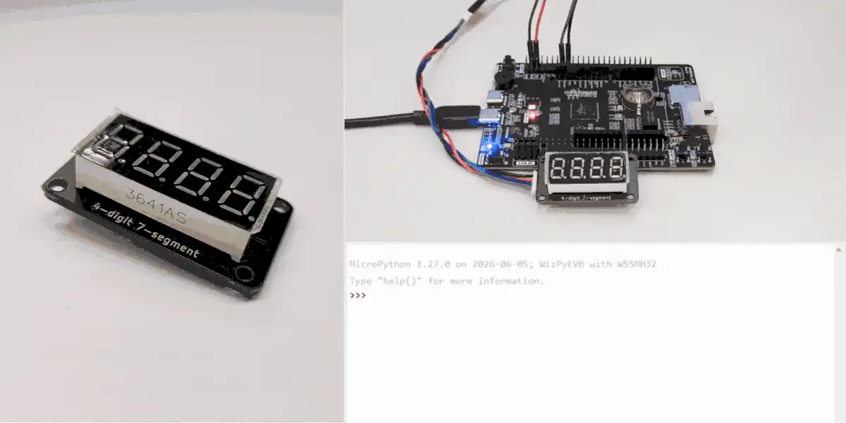 TM1650 4‑digit display test