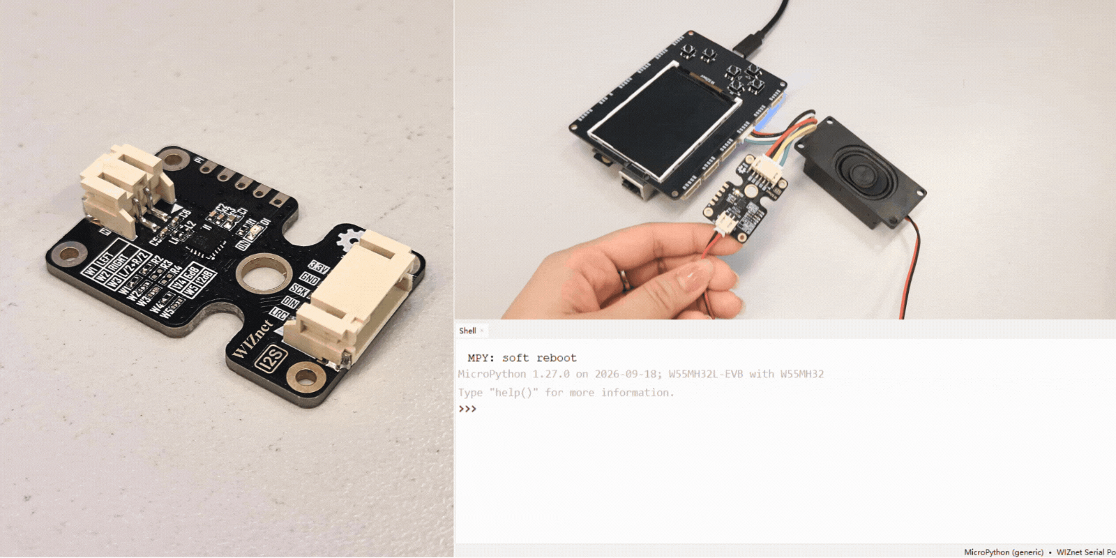 I2S Audio Amplifier Test