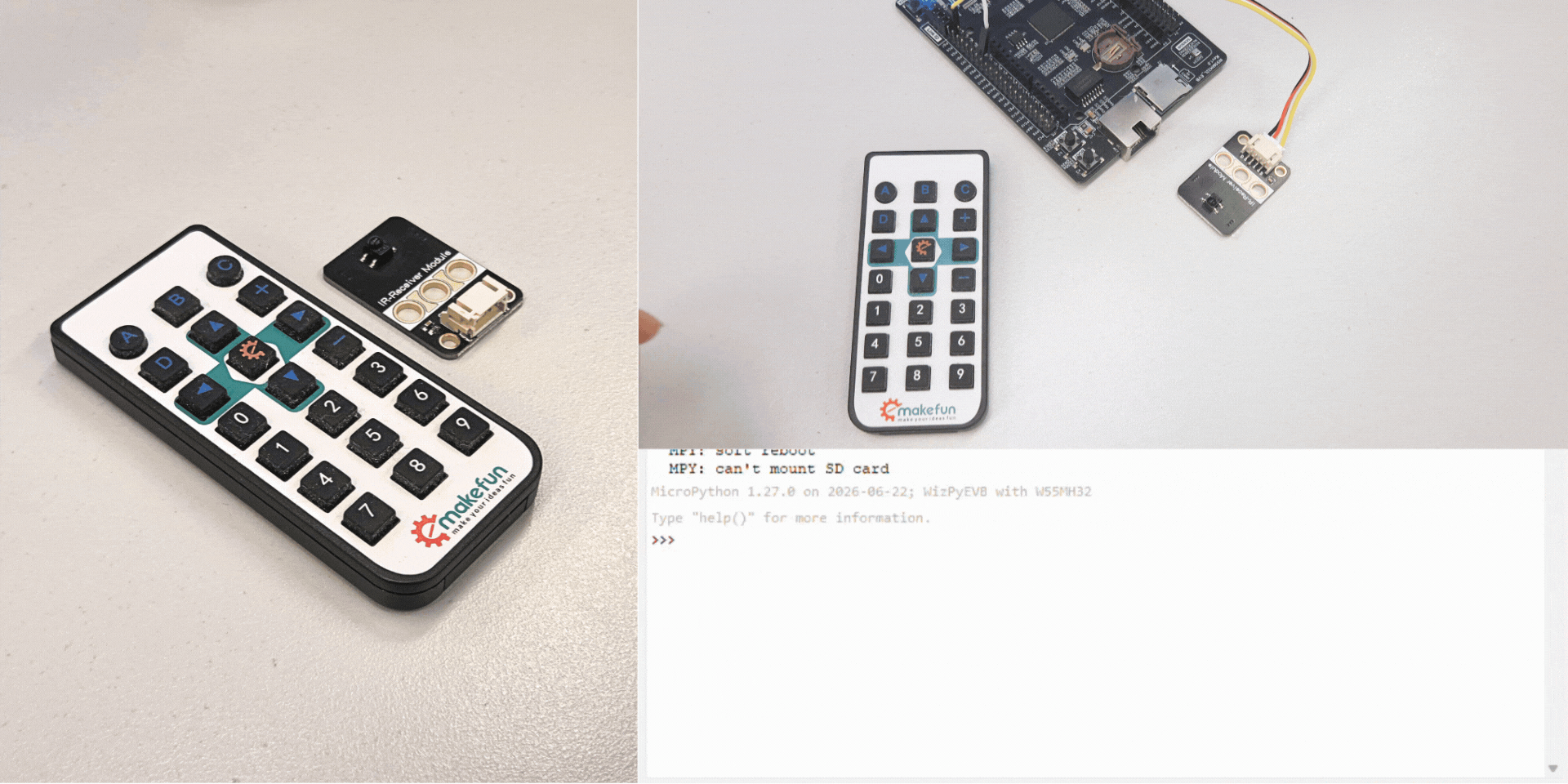 IR remote test