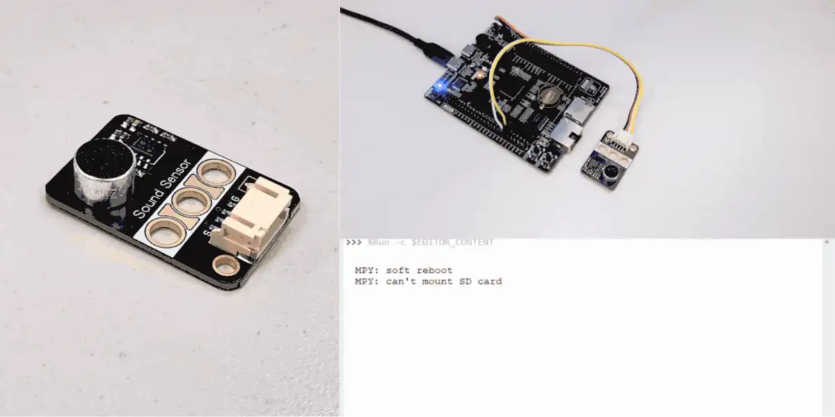Sound sensor test