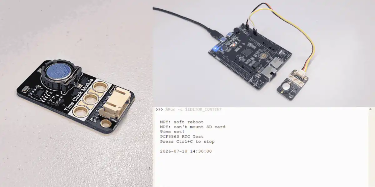 PCF8563 RTC test