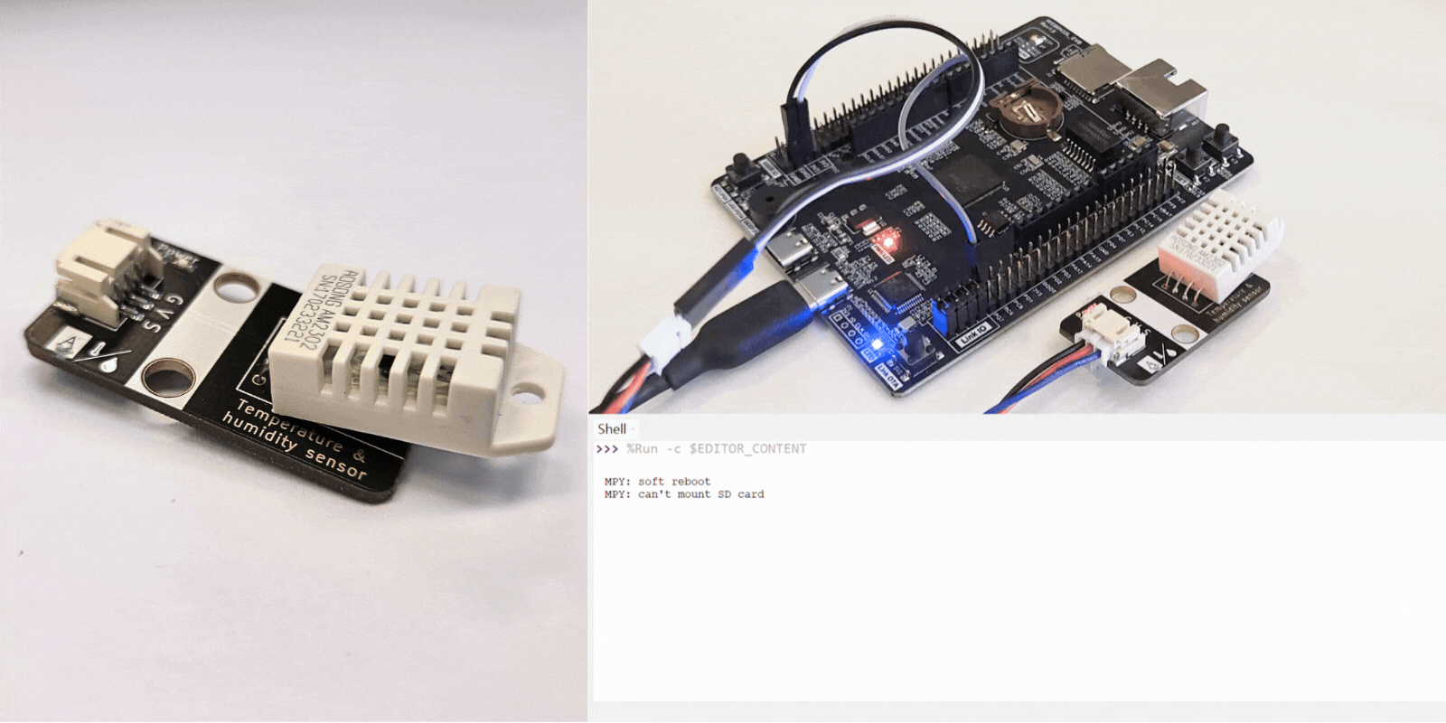 DHT22 sensor test