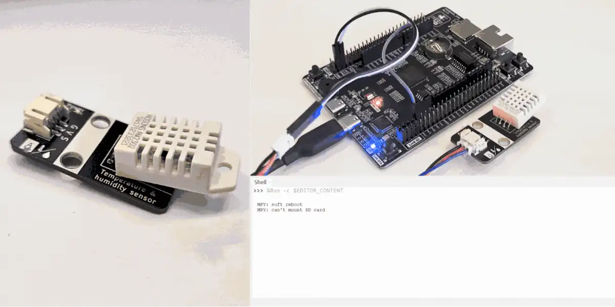 DHT22 sensor test