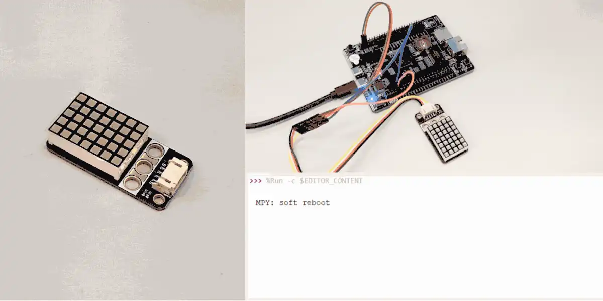 Dot matrix display test
