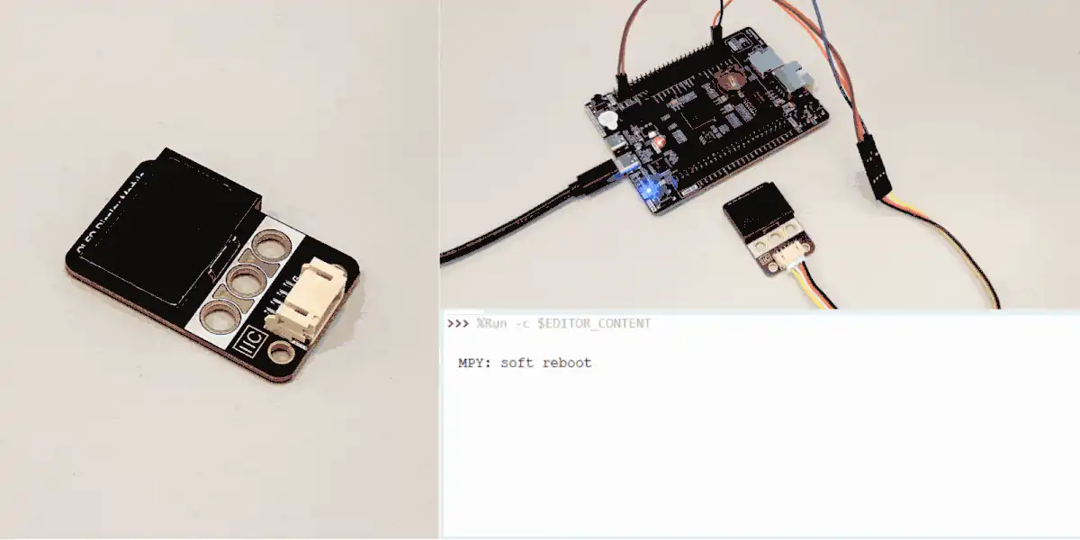 I2C OLED display test