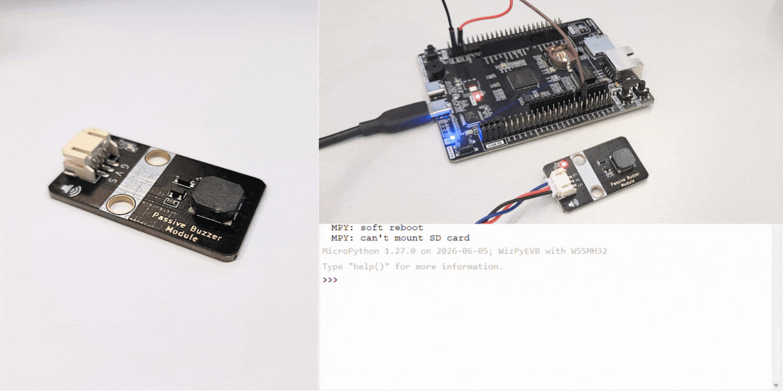 Passive buzzer test
