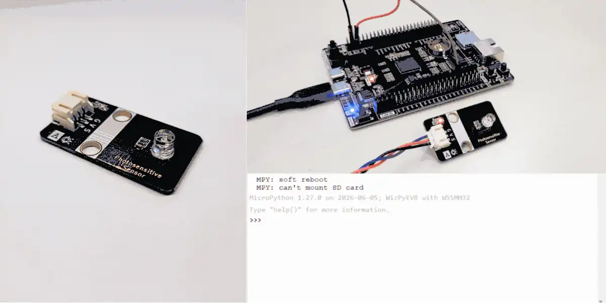 Photosensitive sensor test