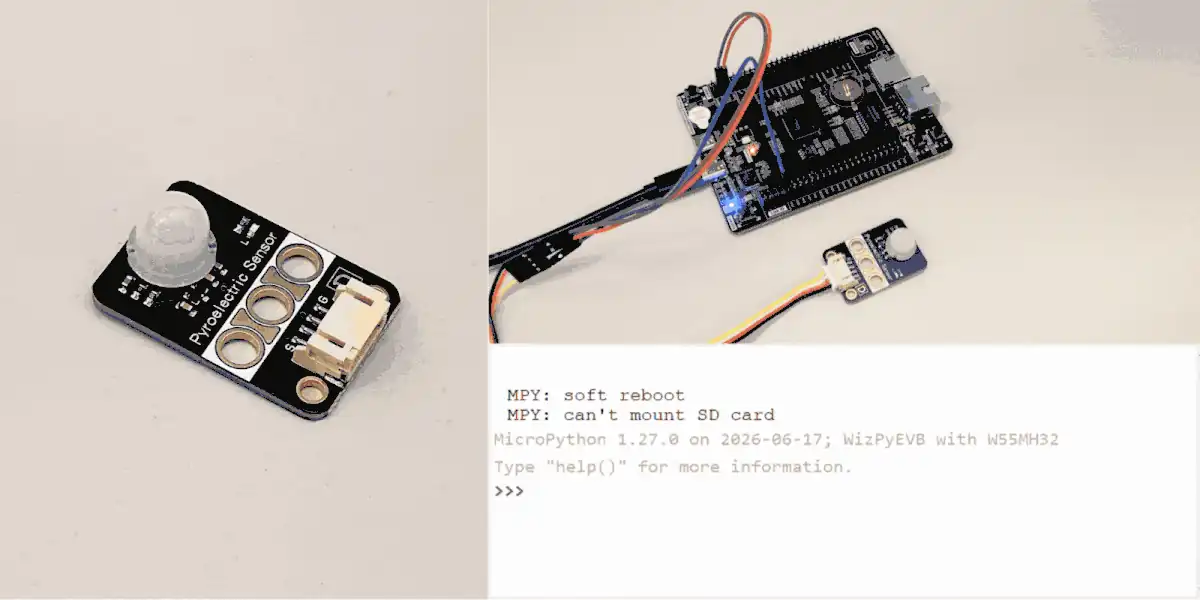PIR sensor test