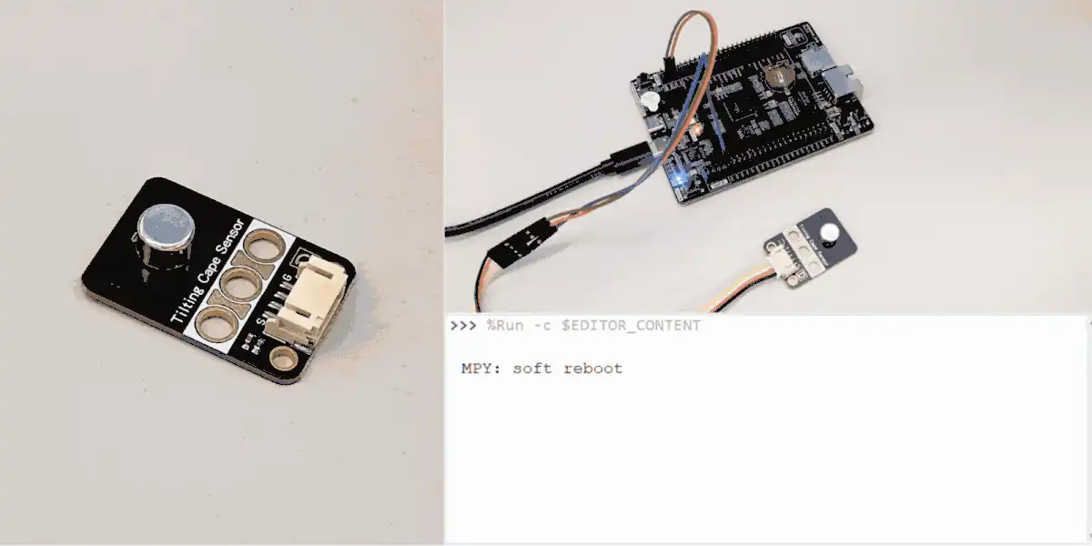 Tilting cape sensor test